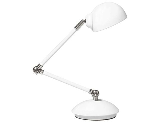 Beliani Kancelářská lampa, nastavitelná, bílá, 60 cm, HELMAND