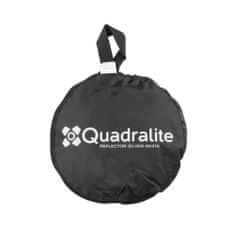 Quadralite Quadralite reflektor stříbrno-bílý 110cm
