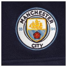 FotbalFans Šortky Manchester City FC, Fleece, Modré, Klubový znak, Oficiální | L