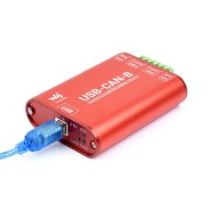 Waveshare Dvoukanálový průmyslový adaptér USB na CAN s analyzátorem