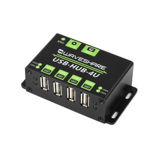 Waveshare Průmyslový USB HUB 4x USB 2.0