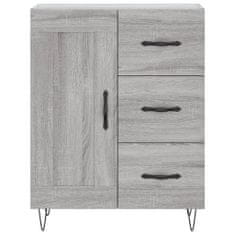 Vidaxl Skříň highboard šedá sonoma 69,5 x 34 x 180 cm kompozitní dřevo