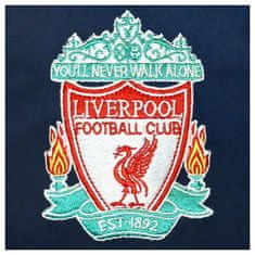 FotbalFans Polo Tričko Liverpool FC, Modré, Vyšitý Znak, Oficiální produkt | L