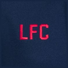 FotbalFans Polo Tričko Liverpool FC, vyšitý znak, tmavě modré | M
