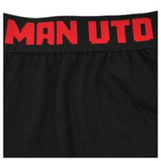 FotbalFans Pánské pyžamo Manchester United FC, 100% bavlna, červená/černá | M