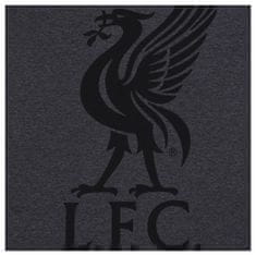 FotbalFans Pánské Pyžamo Liverpool FC, šedé, krátký rukáv, poly-bavlna | M