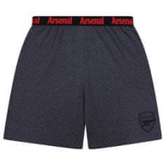 FotbalFans Pánské Pyžamo Arsenal FC, Krátký Rukáv, Šortky, 100% Bavlna | M