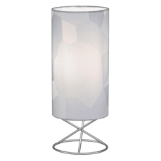 BPS-koupelny Stolní lampa, kov/šedé textilní stínítko, AVAM