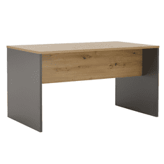 BPS-koupelny Psací stůl, grafit / dub artisan, RIOMA NEW TYP 16
