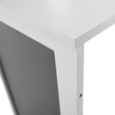 BPS-koupelny Skládací stůl na zeď, s křídovou tabulí, bílá, ZALMAN