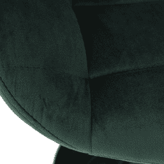 BPS-koupelny Barová židle, tmavozelená Velvet látka, CHIRO NEW