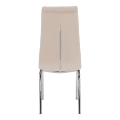 BPS-koupelny Jídelní židle, béžová Dulux / chrom, GERDA NEW