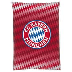 FotbalFans Flísová Deka FC Bayern Mnichov, Červenobílá, 130x170 cm, Polyester