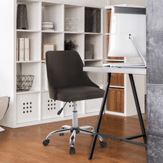 BPS-koupelny Kancelářská židle, hnědá/chrom, EDIZ