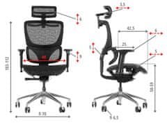 STEMA Síťové sedadlo ErgoNew S1A