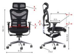 STEMA Látkové sedadlo ErgoNew S7