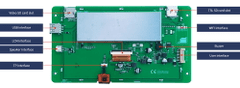 DWIN LCD 7" displej s přehráváním videa AVI，FLV，MOV,MP4 DWIN HMI DMG80480T070_41W