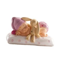 Dekora Figurka na dort spící miminko holčička -