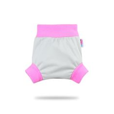 Petit Lulu Šedé (růžová) - pull-up svrchní kalhotky - XL