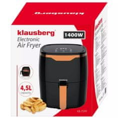 KLAUSBERG Fritéza bez tuku 1400W 4,5L Kb-7599