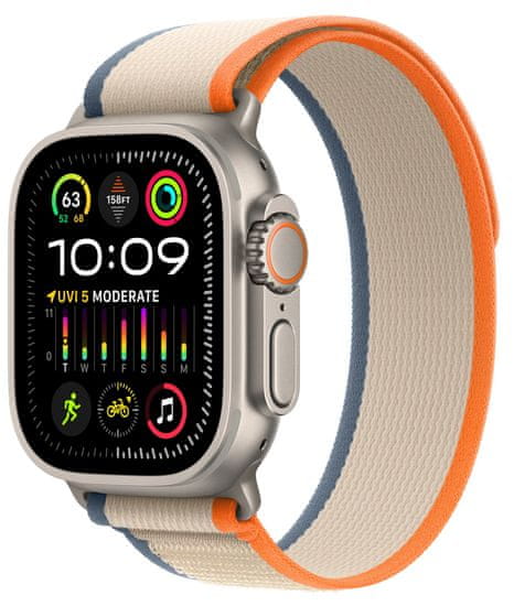 Apple Watch Ultra 2, Trail Loop, Orange/Beige, M/L (MRF23CS/A)