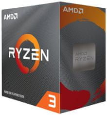 AMD Procesor Ryzen 3 4100 / Ryzen / AM4 / 4C/8T / max. 4,0GHz / 4MB / 65W TDP / BOX s chladičem