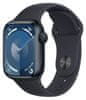 Watch Series 9, 45mm, Midnight, Midnight Sport Band - M/L (MR9A3QC/A)