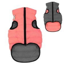 Airyvest bunda pro psy korálová/šedá L 65