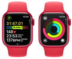 Apple Watch Series 9, 41mm, (PRODUCT)RED, (PRODUCT)RED Sport Band - M/L (MRXH3QC/A)