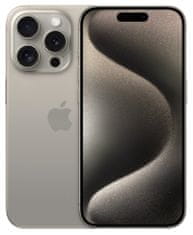 Apple iPhone 15 Pro, 512GB, Natural Titanium (MTV93SX/A) - rozbaleno