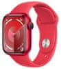 Watch Series 9, 45mm, (PRODUCT)RED, (PRODUCT)RED Sport Band - M/L (MRXK3QC/A)