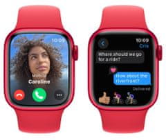 Apple Watch Series 9, Cellular, 41mm, (PRODUCT)RED, (PRODUCT)RED Sport Band - M/L (MRY83QC/A)