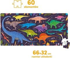 CzuCzu Panoramatické puzzle Dinosauři 60 dílků