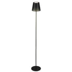 BRILONER BRILONER LED nabíjecí stojací svítidlo 130 cm 3,5 W 400lm černá BRILO 1438015