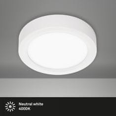 BRILONER BRILONER LED stropní svítidlo, pr. 17 cm, 12 W, bílé, 4000 K BRI 7122-416