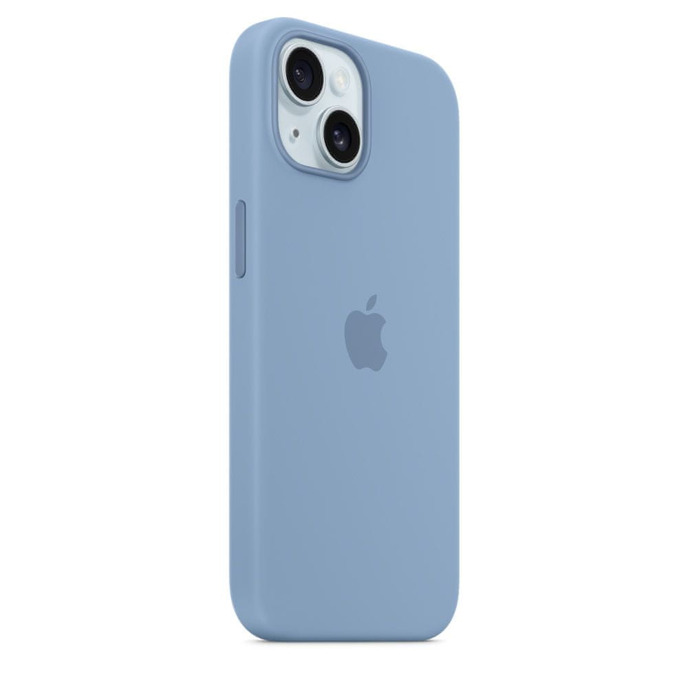 Apple iPhone 15 Silicone Case with MagSafe - Winter Blue