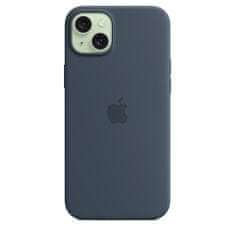 Apple iPhone 15 Plus Silicone Case with MagSafe - Storm Blue - rozbaleno