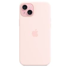 Apple iPhone 15 Plus Silicone Case with MagSafe - Light Pink - rozbaleno