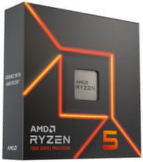 AMD Ryzen 5 7600X / LGA AM5 / max. 5,3GHz / 6C/12T / 38MB / 105W TDP / BOX bez. chladiče