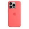 iPhone 15 Pro Silicone Case with MagSafe - Guava