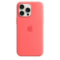 Apple iPhone 15 Pro Max Silicone Case with MagSafe - Guava - rozbaleno