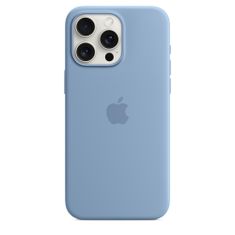 Apple iPhone 15 Pro Max Silicone Case with MagSafe - Winter Blue