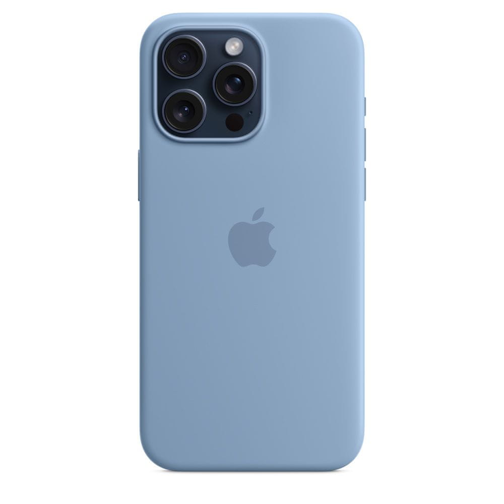 Apple iPhone 15 Pro Max Silicone Case with MagSafe - Winter Blue