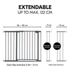 Hauck Clear Step Autoclose 2 Set + 21 cm - zánovní