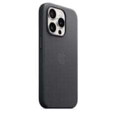 Apple iPhone 15 Pro FineWoven Case with MagSafe - Black - rozbaleno