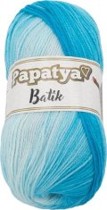 Bellatex Příze PAPATYA BATIK - 100g / 360 m - tyrkysová