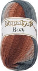 Bellatex Příze PAPATYA BATIK - 100g / 360 m - terra, šedá