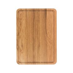 Dřevěná krájecí deska s drážkou 35x25 - Dub