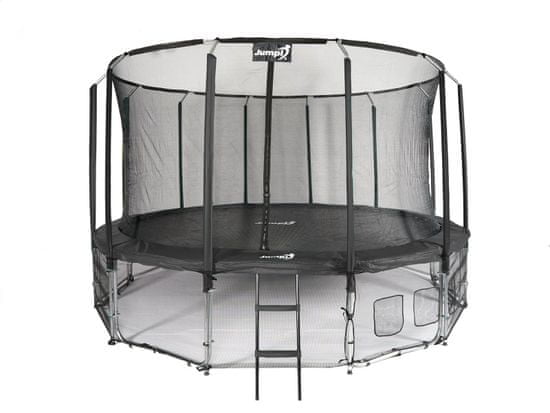 Jumpi 487cm/16FT Maxy Comfort zahradní trampolína černá s vnitřní mřížkou