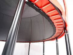 Jumpi 252cm/8FT Maxy Comfort Plus Červená zahradní trampolína s vnitřní mřížkou